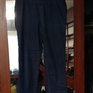 Dark Blue Denim Pants